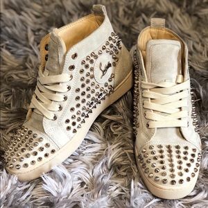Christian louboutin Lou spike high top sneaker